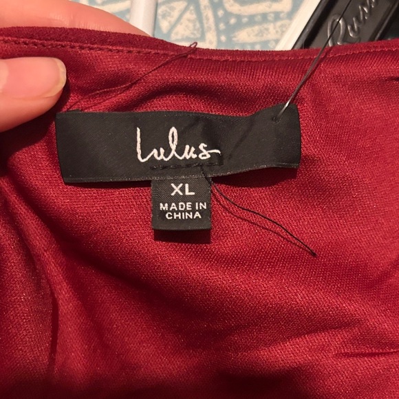 Lulus Enchanted Energy Burgundy One-Shoulder Maxi Dress - Picture 3 of 3